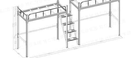 湖南銘仁控股集團(tuán)定制宿舍公寓床，為員工宿舍注入溫暖與關(guān)懷